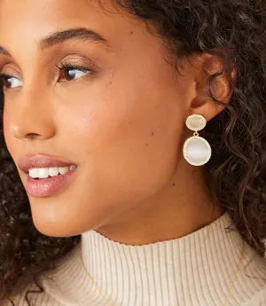 Pavé Double Drop Earrings