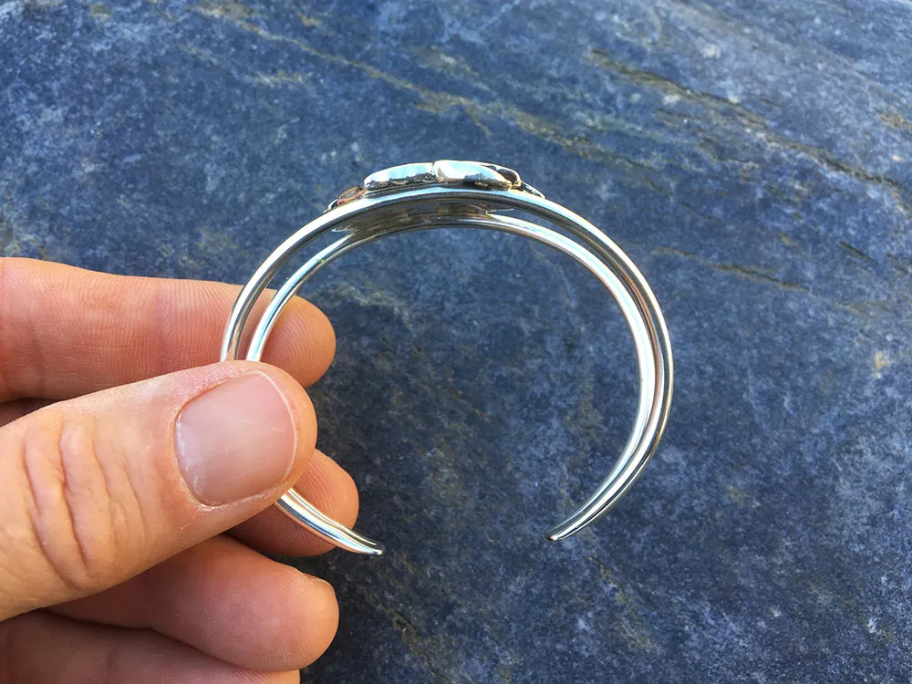 Peace Bonsai Cuff Bracelet Sterling Silver