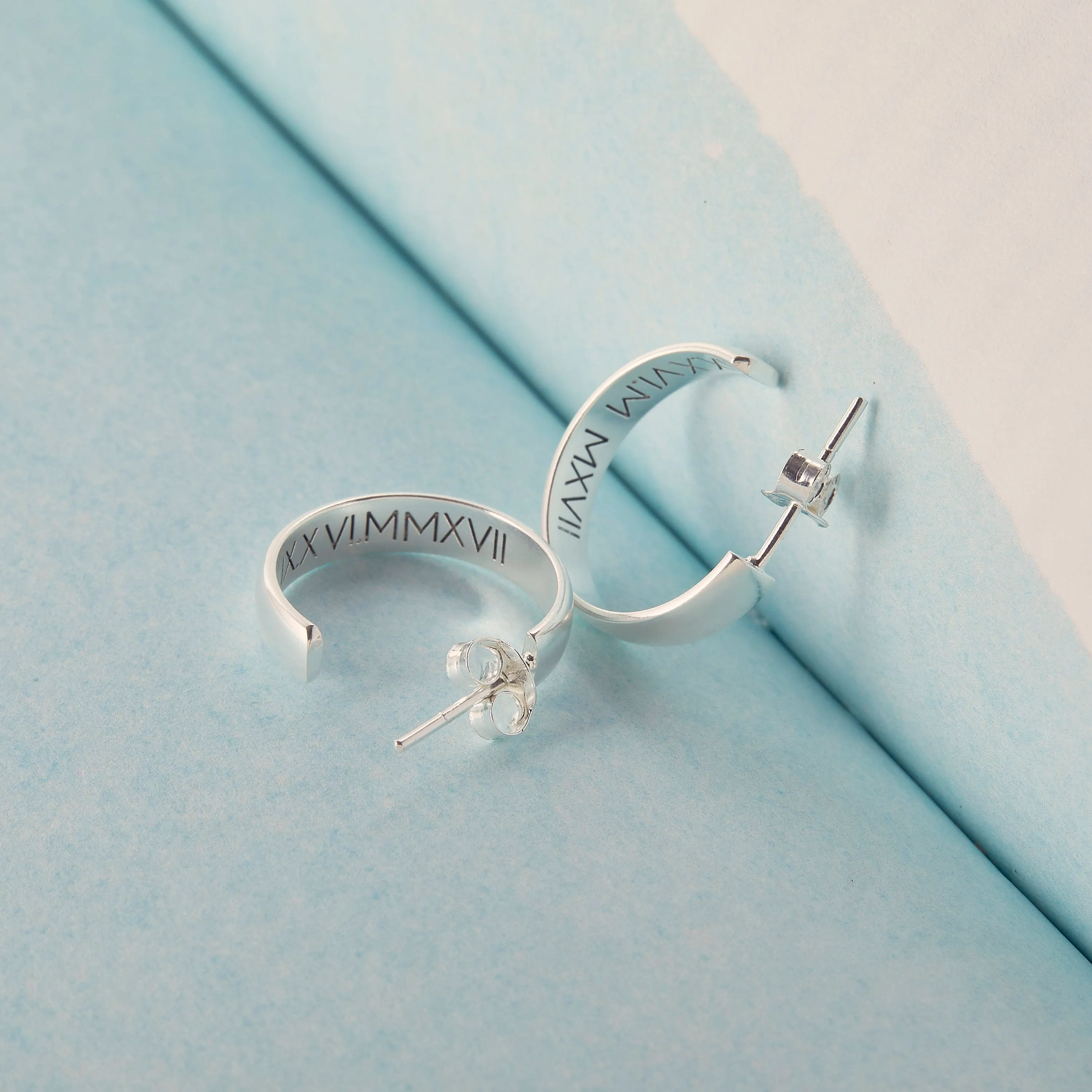 Personalized Hoop Earrings | Minimalist Gold Earrings | Large Statement Earrings | Bridal Earrings | Wedding Earrings | Bridesmaid Gifts