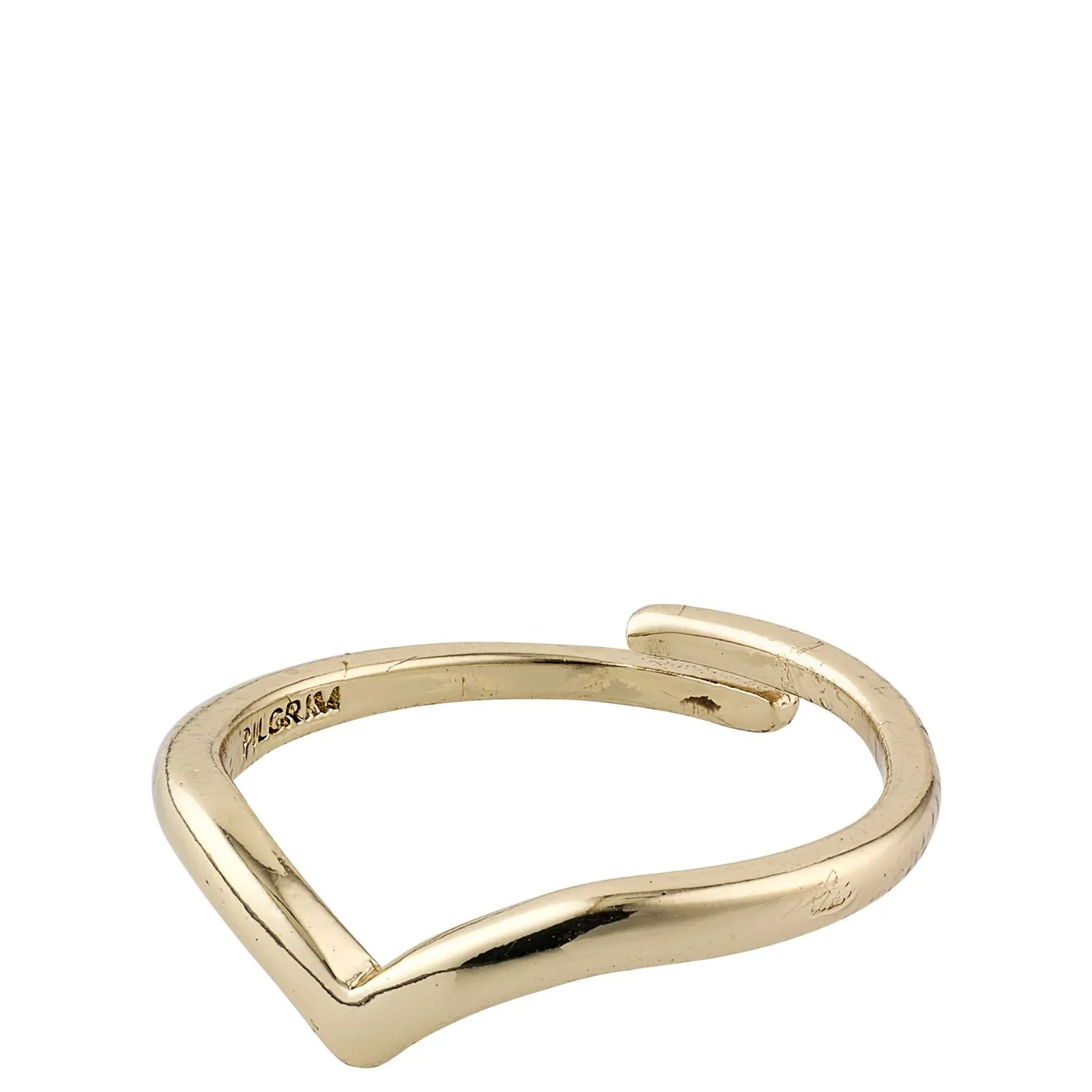 Pilgrim LuLu Gold Stacking Ring