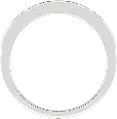 Platinum 3/4 ct. Channel-Set Round & Baguette Diamond Band
