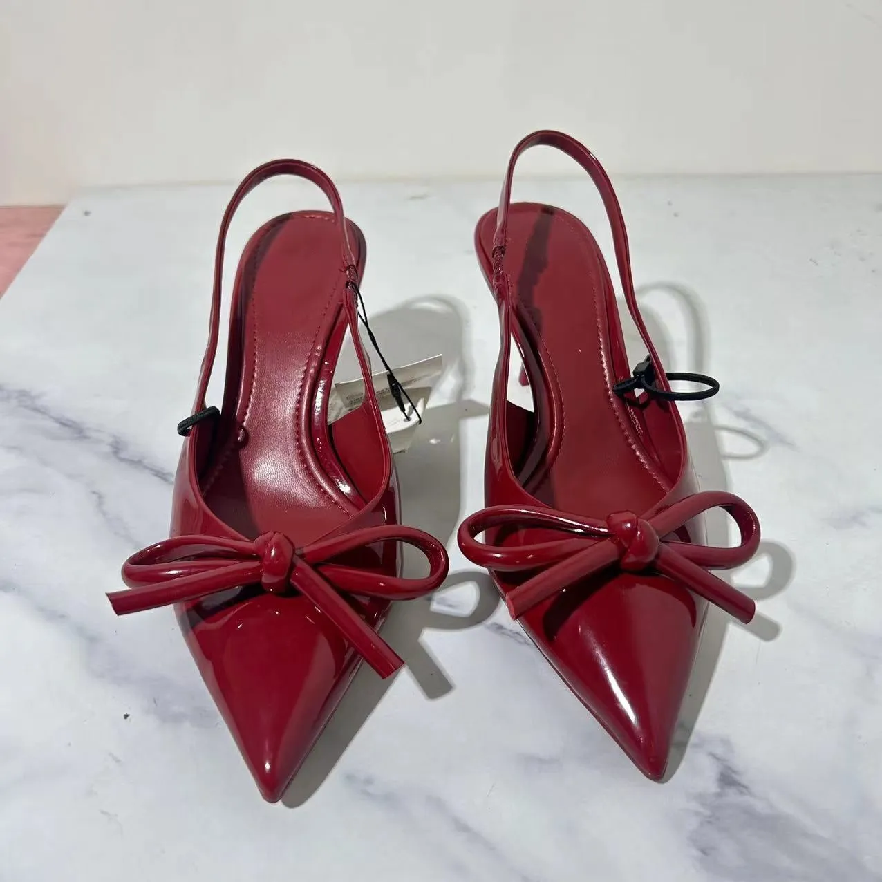 Point Toe Slingback Pumps