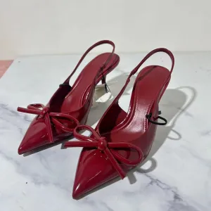 Point Toe Slingback Pumps