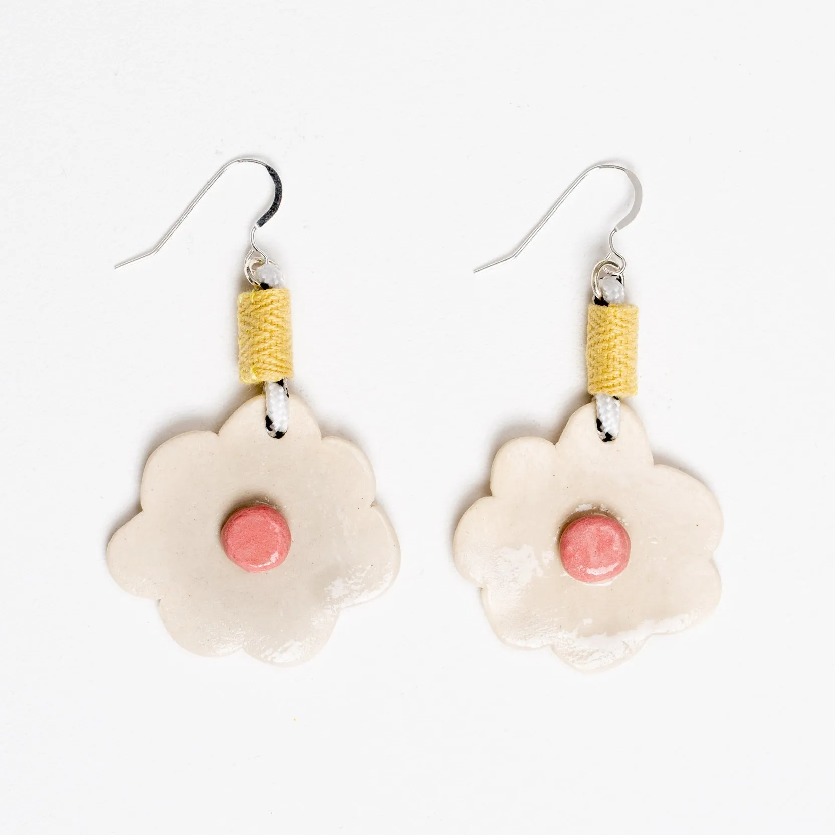 POP FLOWER EARRINGS - PINK
