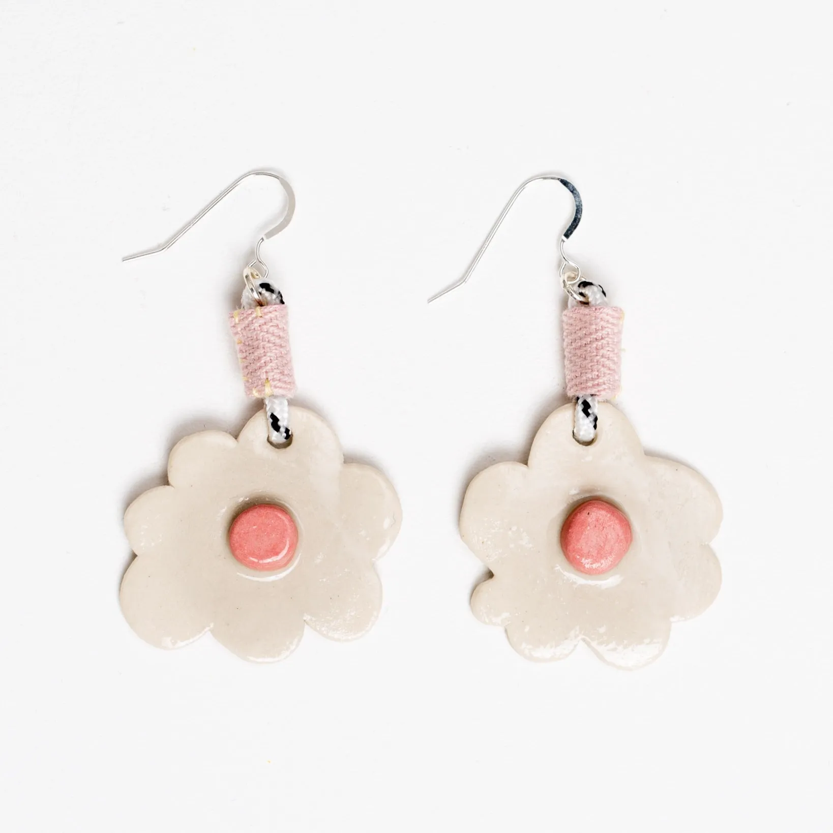 POP FLOWER EARRINGS - PINK