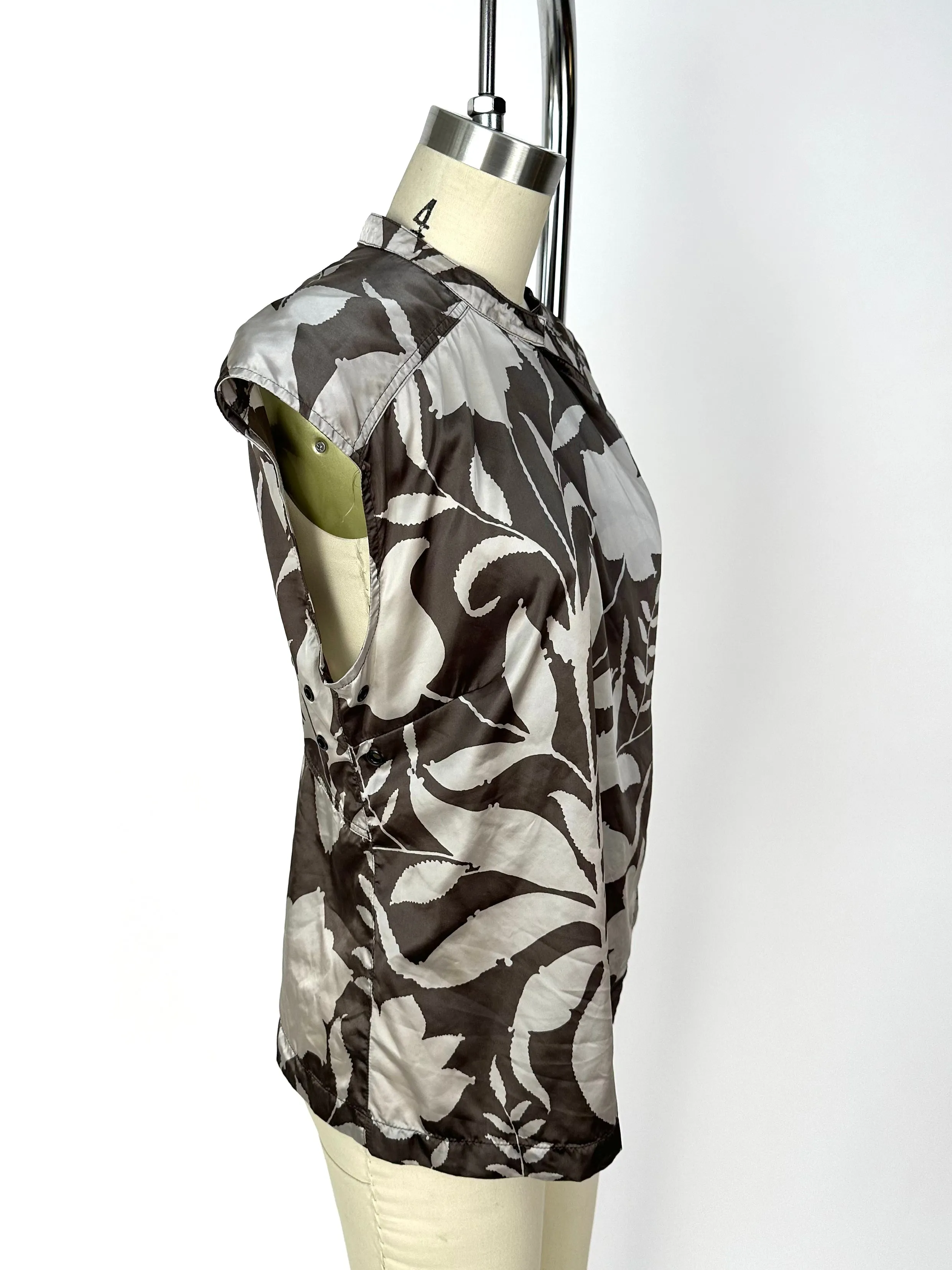 Prada Sport Printed Wrap Blouse