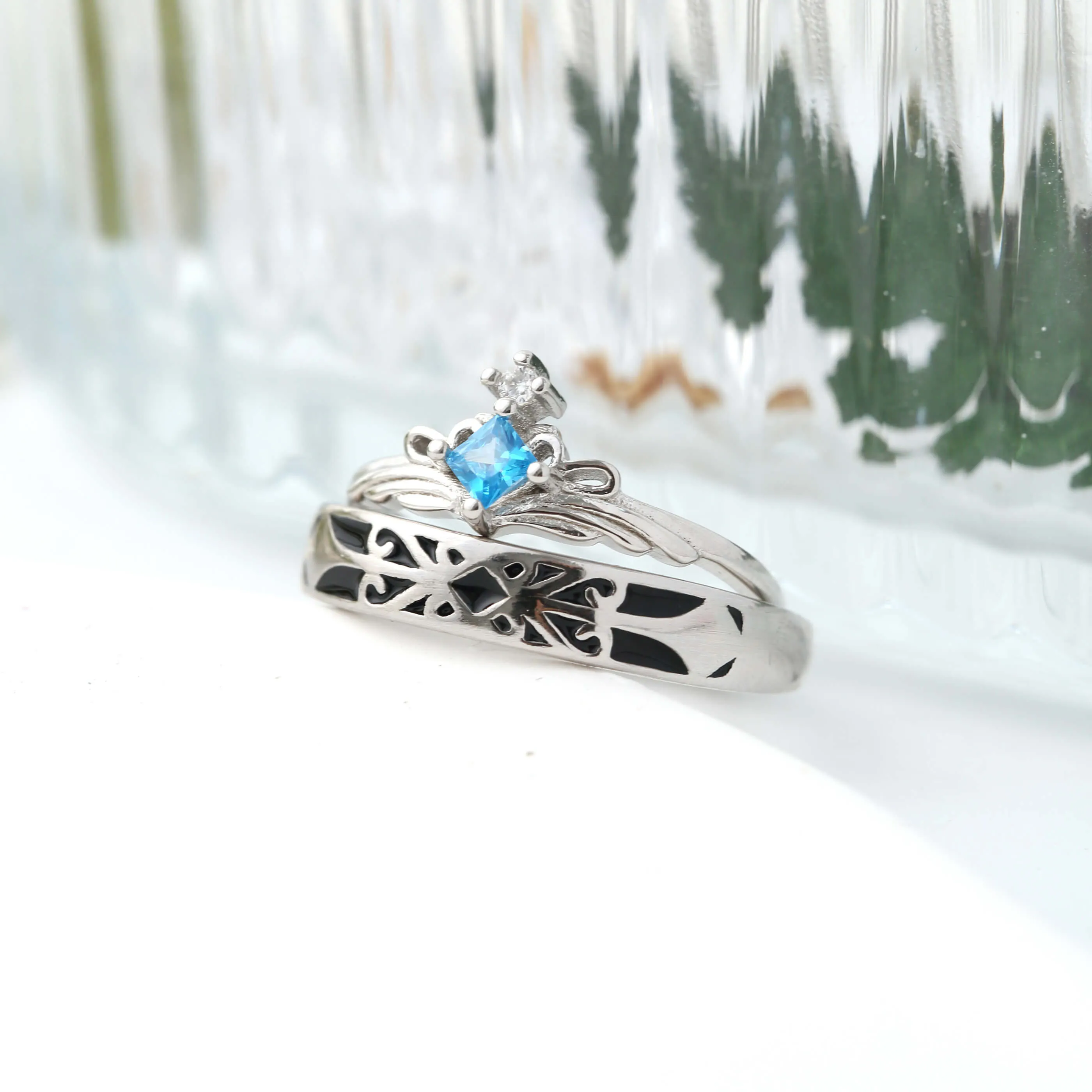 Princess & Knight Couple Rings