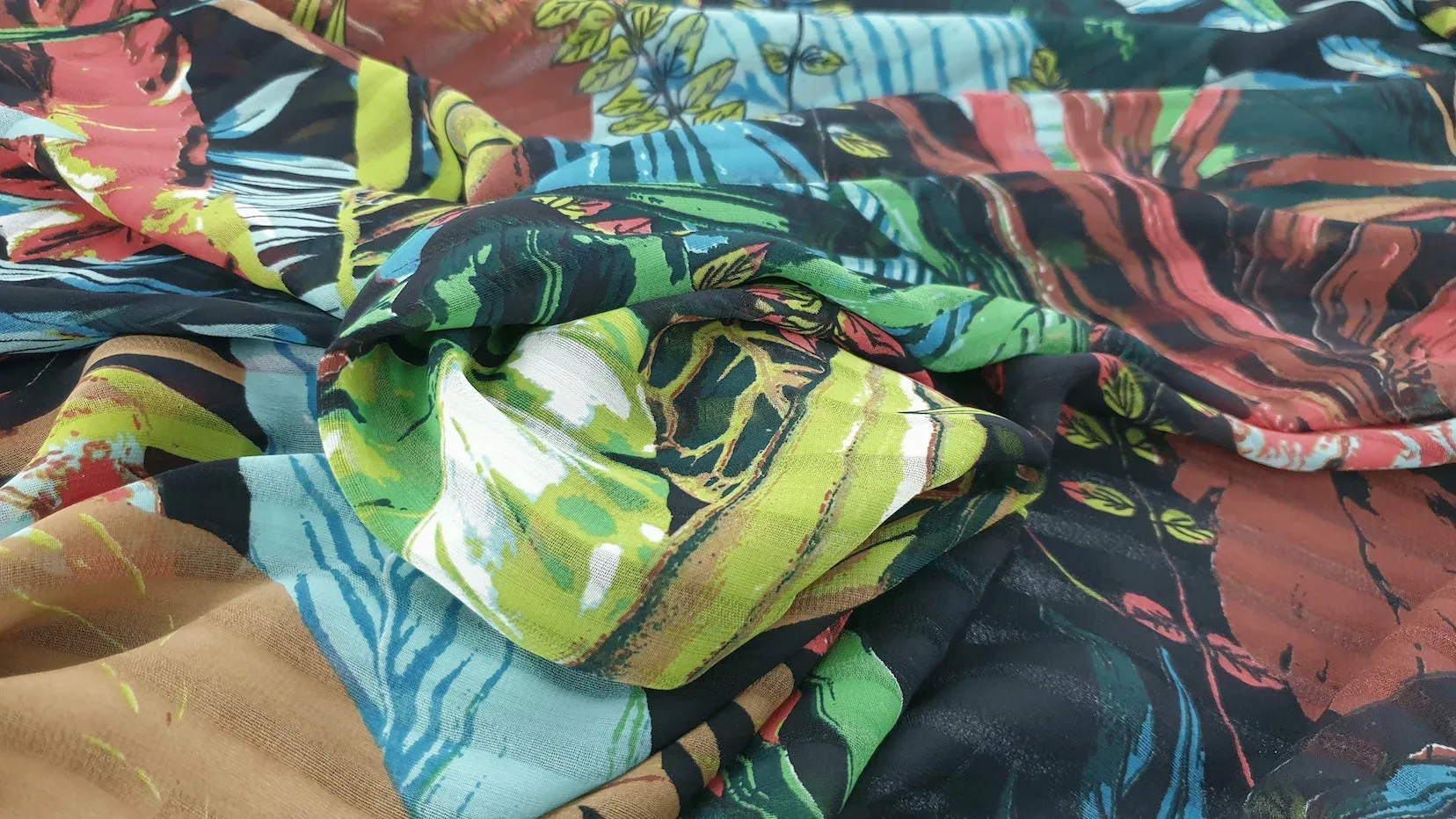 Printed Chiffon Mystic Forest
