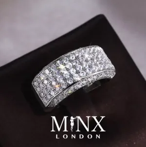 Promise Ring | Mens Wedding Ring | Womens Ring | Eternity Ring Diamond | Iced Out Ring | Pavé Ring | Diamond Wedding Band | Eternity Ring