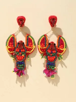 "LOBSTER" DROP EARRINGS