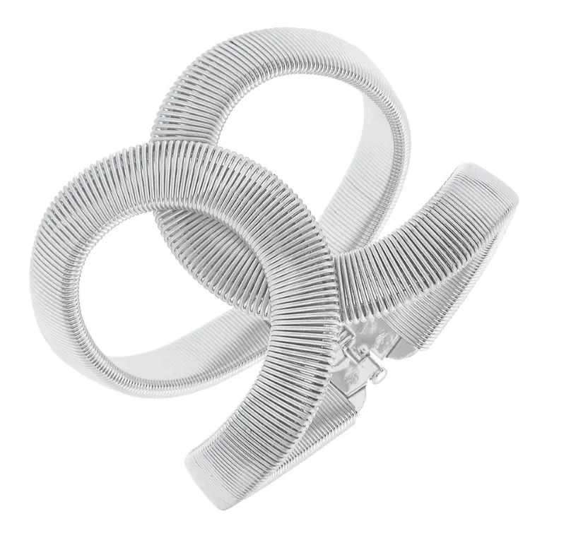 Raleigh Watchband Statement Hinge Cuff