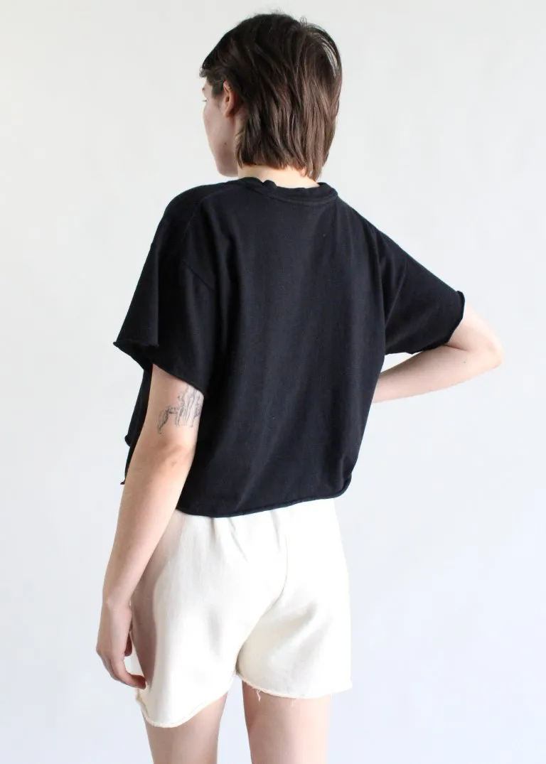 RCYCLD Solid Oversized Cropped Tee