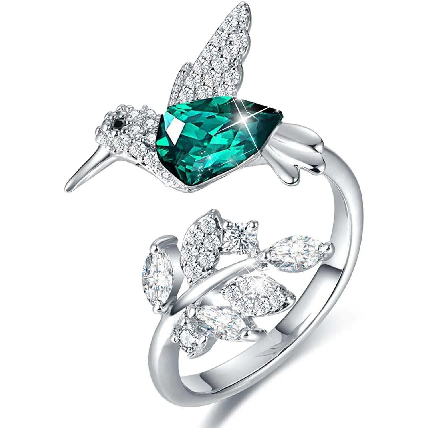 Resizable Hummingbird Ring for Women