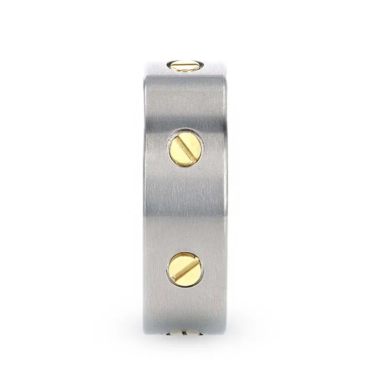 RESOLUTE | Titanium Ring Rotating Screw Design