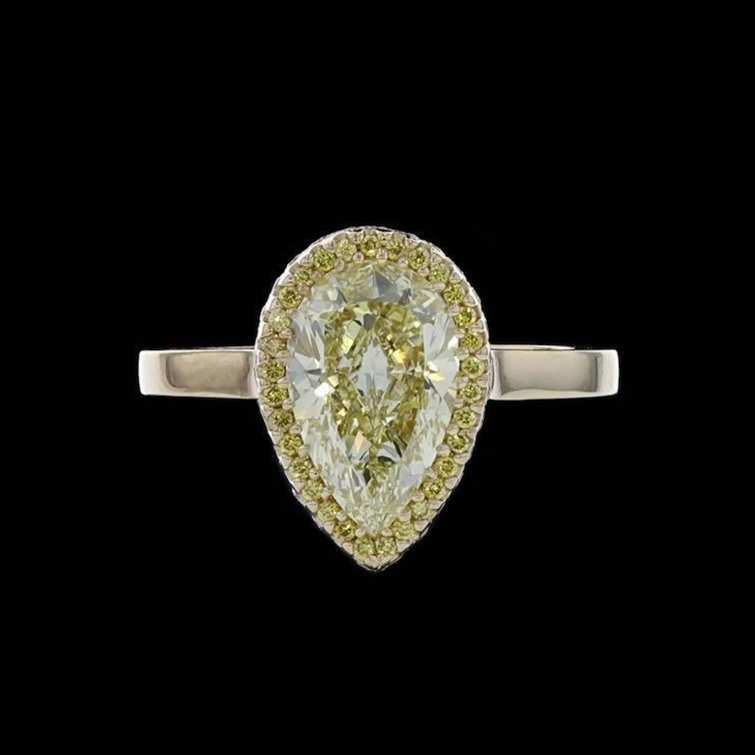 Ring Slide Pear Yellow