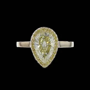 Ring Slide Pear Yellow