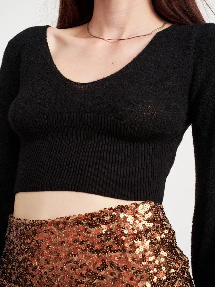Rissa Cropped Sweater