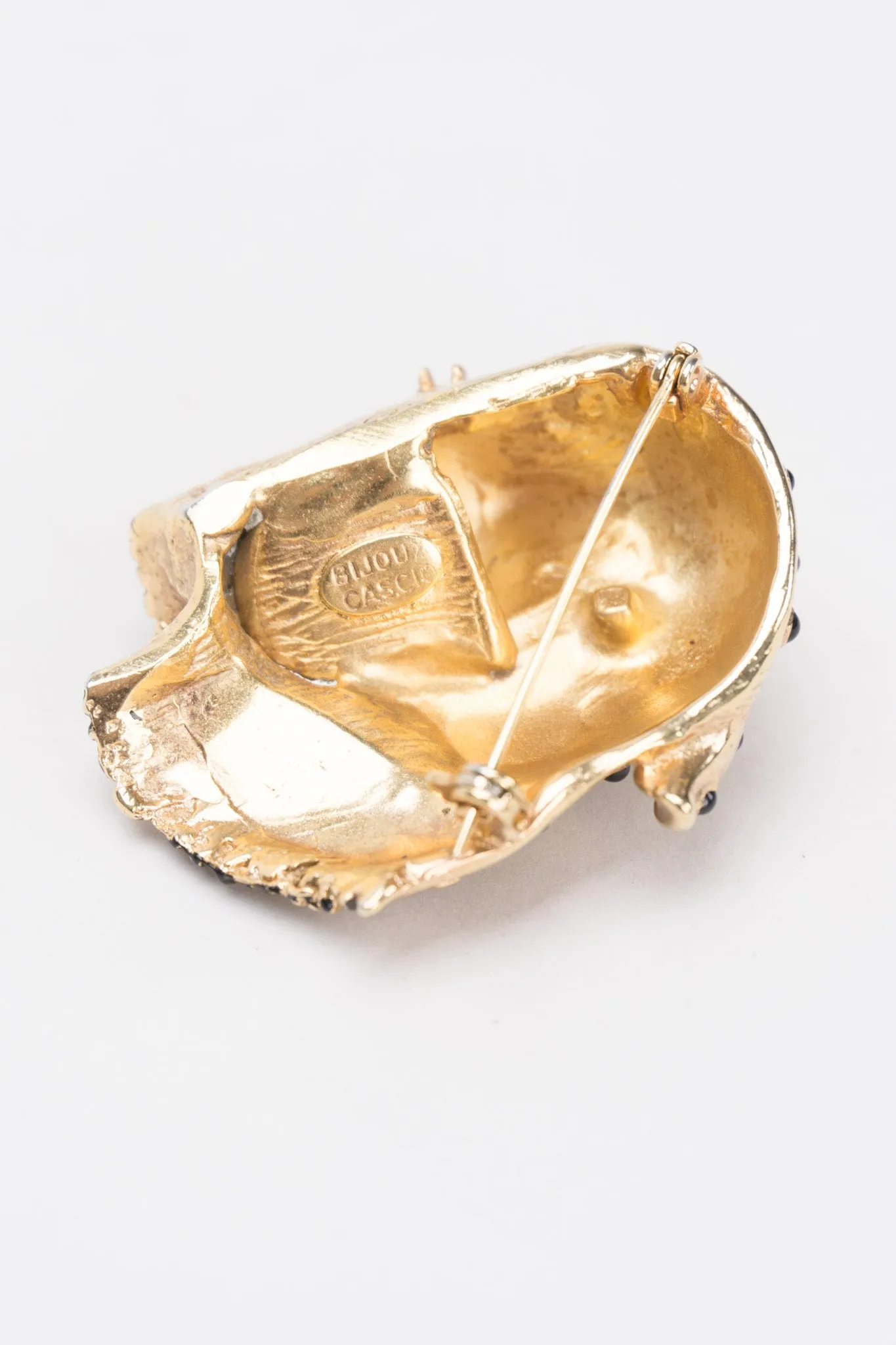 Roaring Leopard Brooch