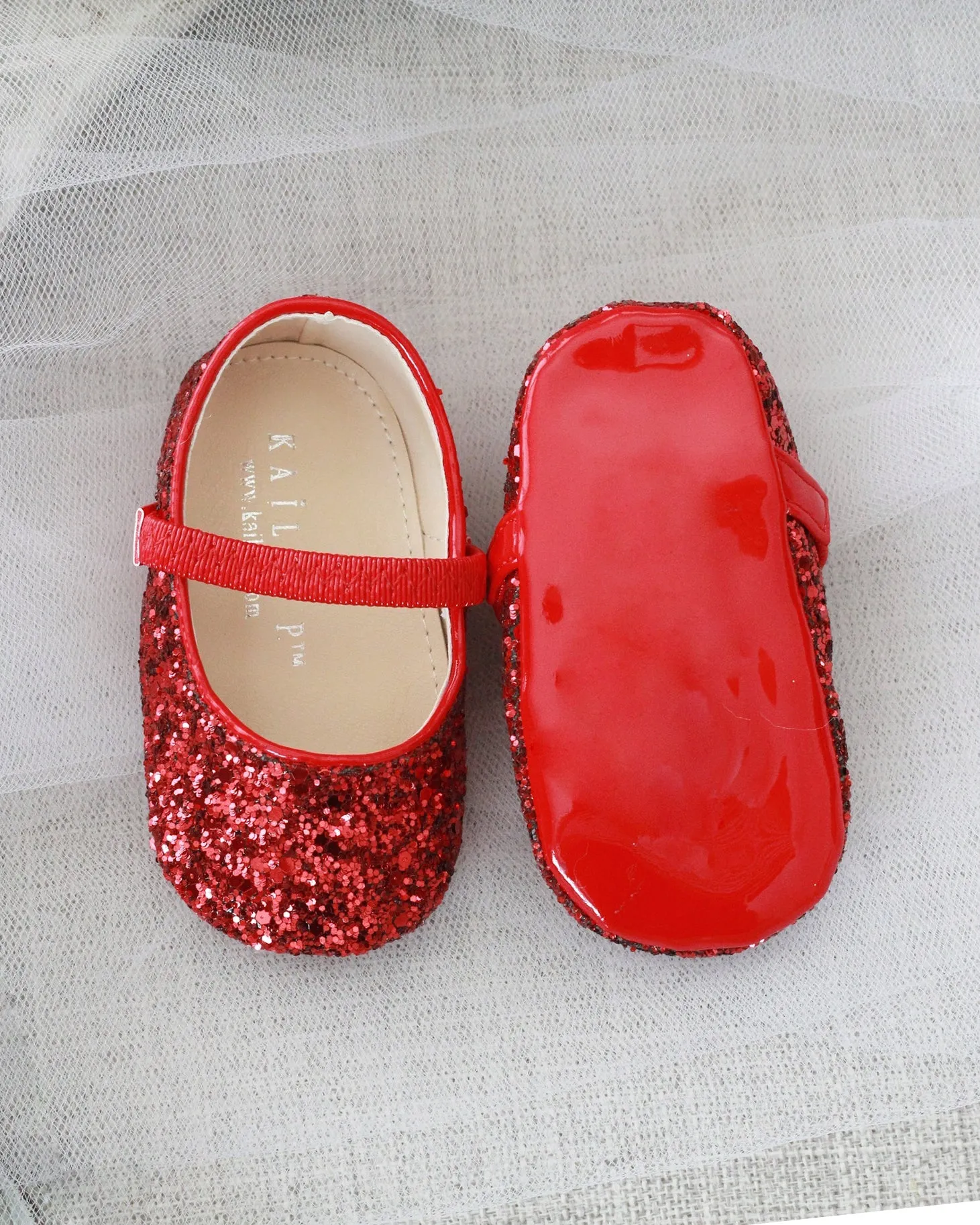 Rock Glitter Mary Jane Ballet Flats