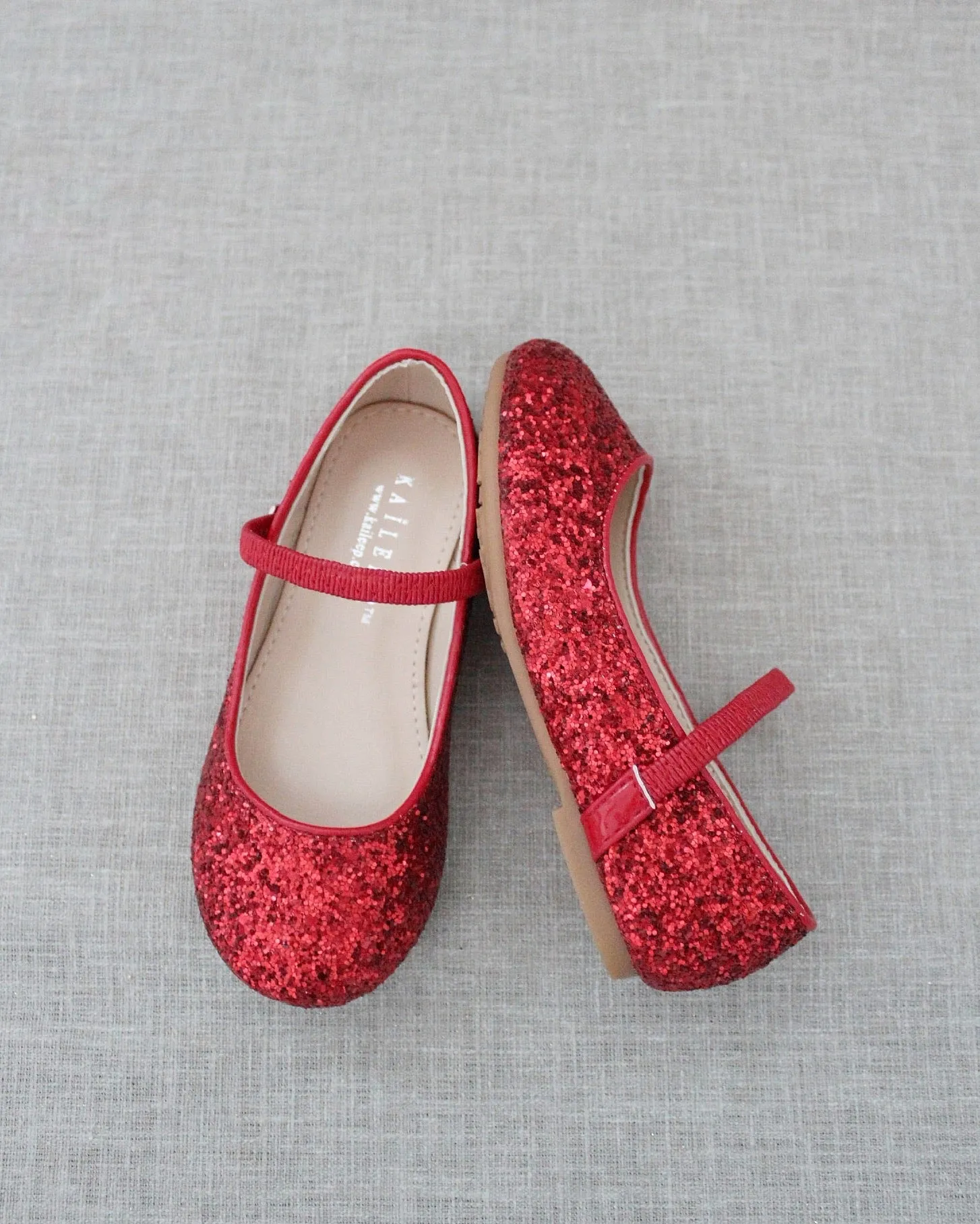 Rock Glitter Mary Jane Ballet Flats