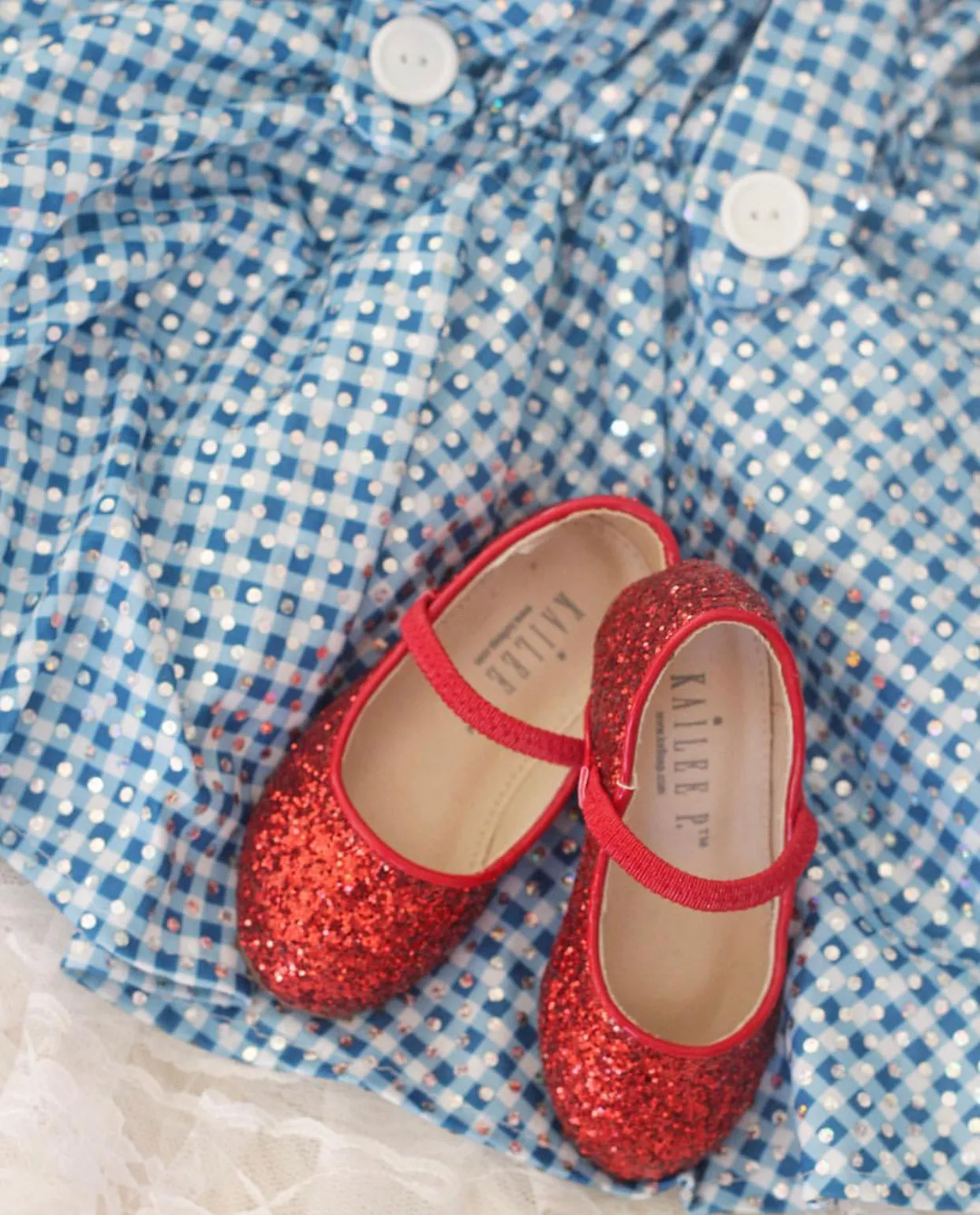 Rock Glitter Mary Jane Ballet Flats