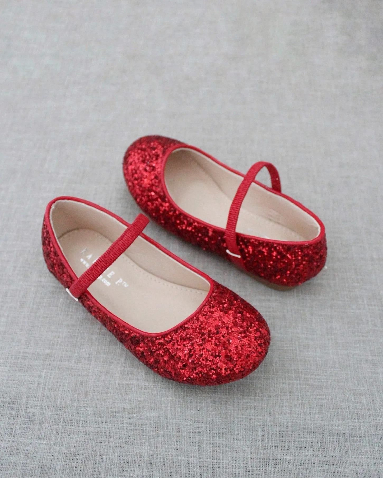 Rock Glitter Mary Jane Ballet Flats