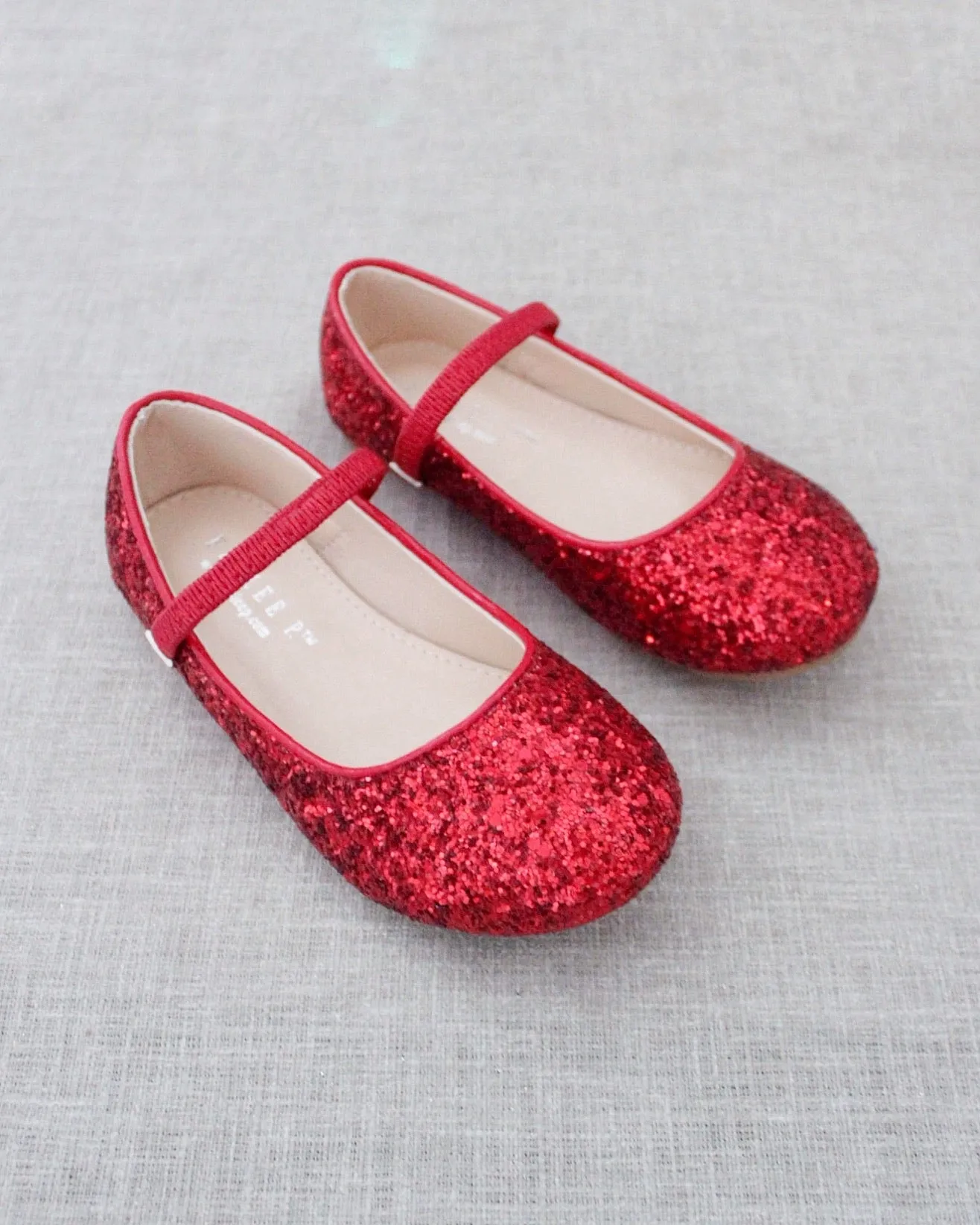 Rock Glitter Mary Jane Ballet Flats