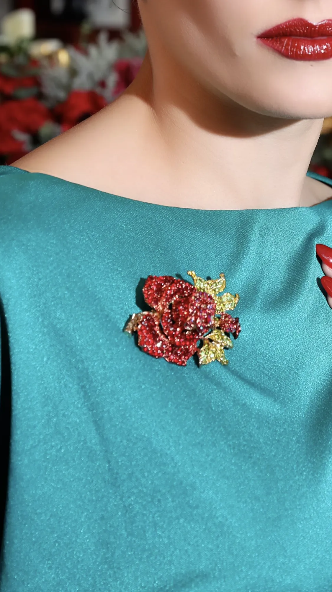 Rose Brooch