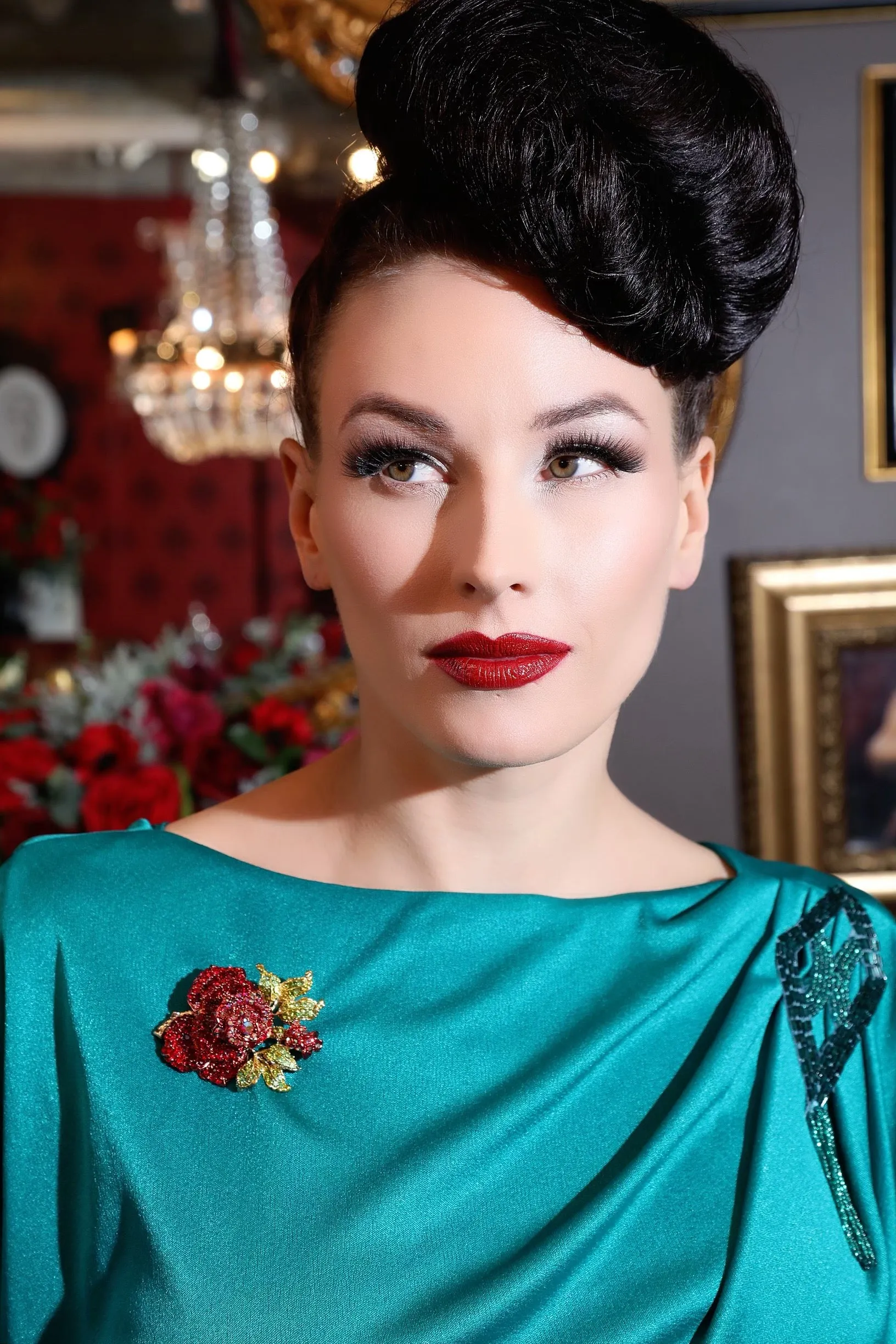 Rose Brooch