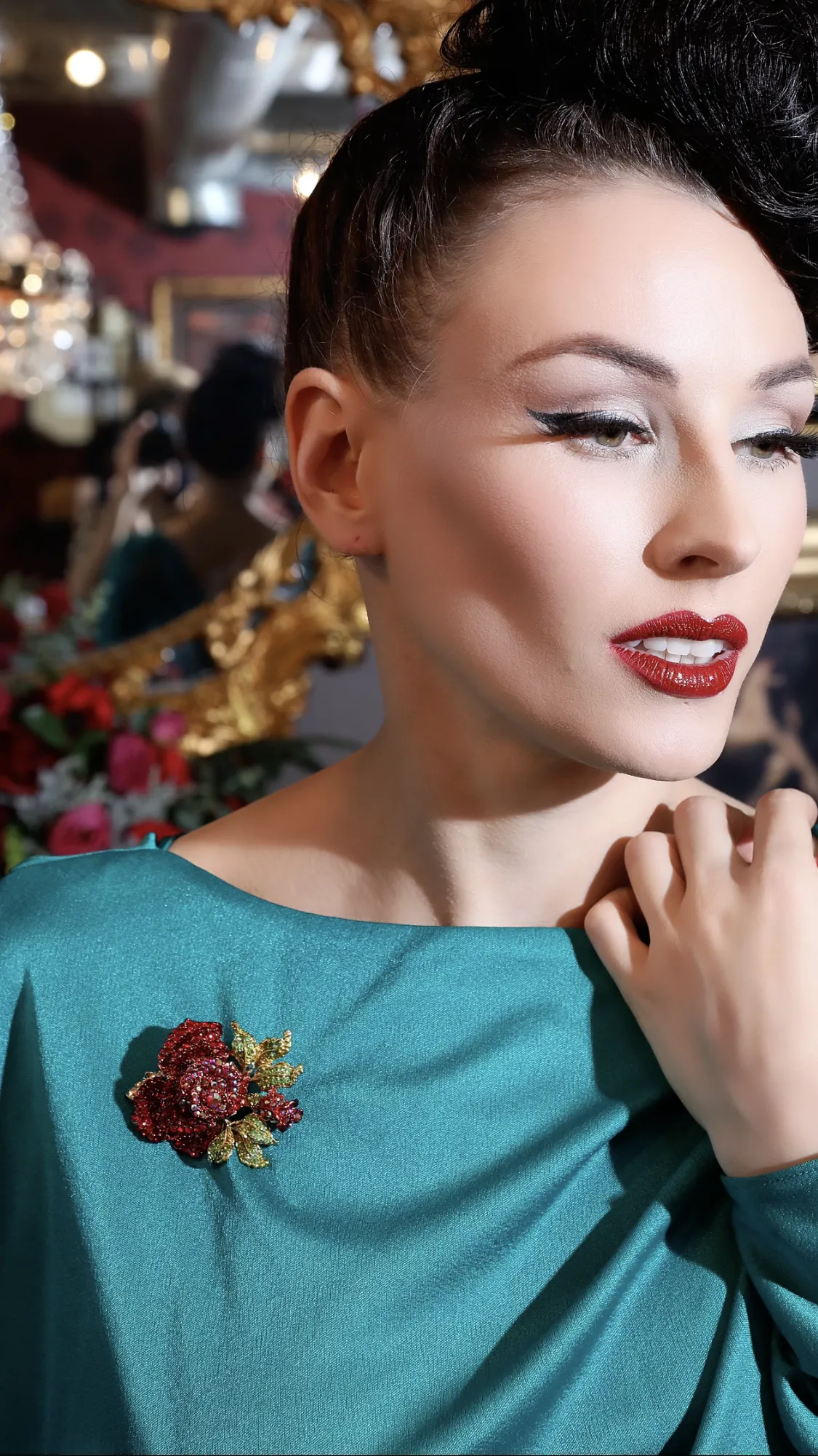 Rose Brooch