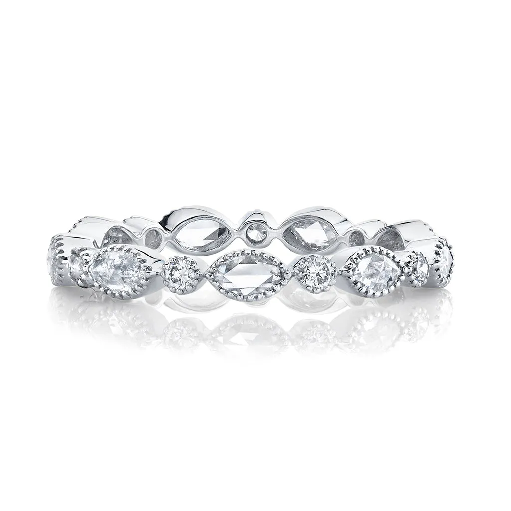 Rose Cut Diamond Band