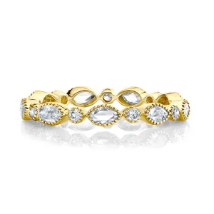 Rose Cut Diamond Band