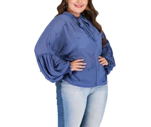 Round Neck Strap Pearl Chiffon Bottoming Shirt
