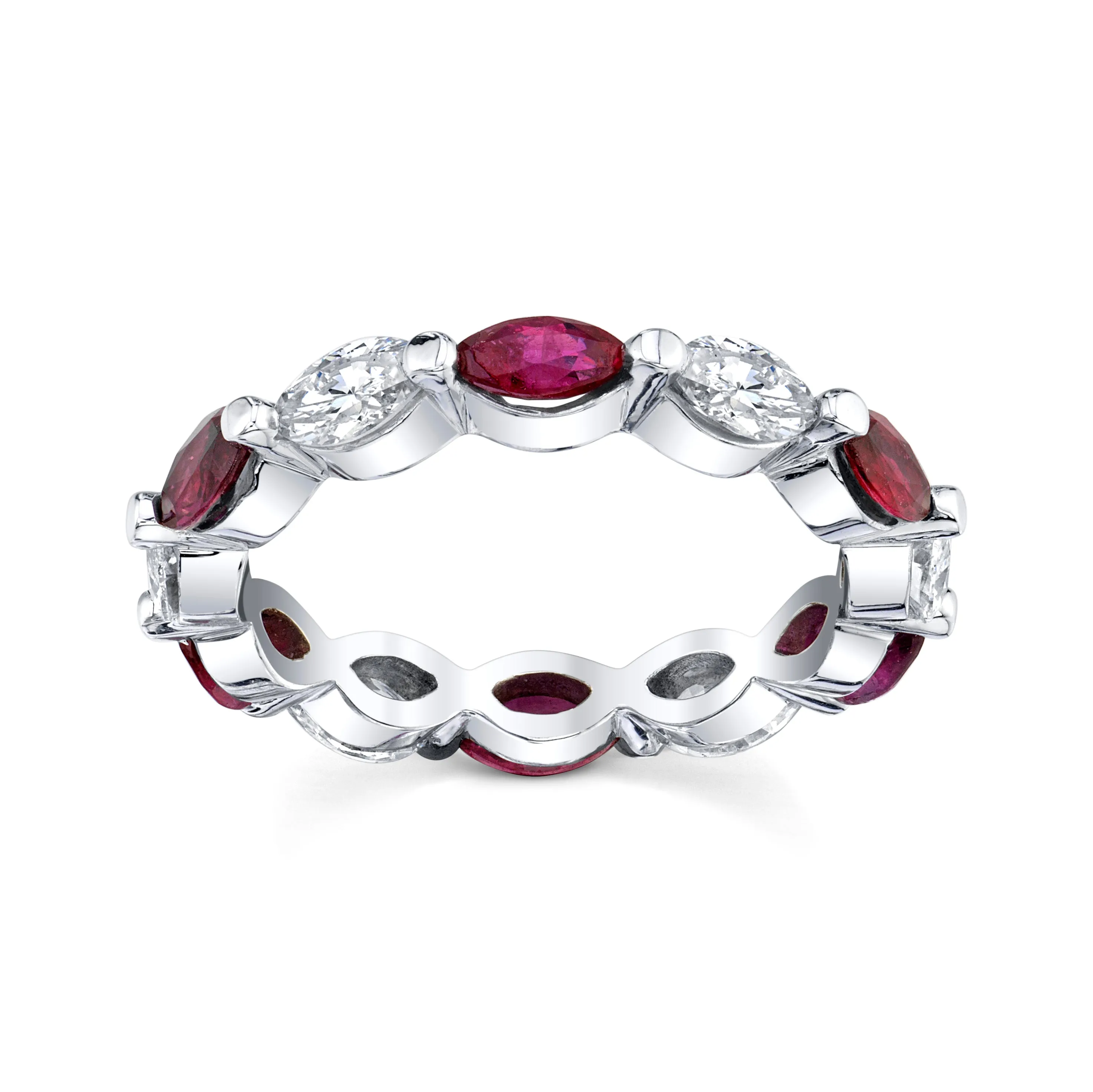 Ruby & Diamond Eternity Ring