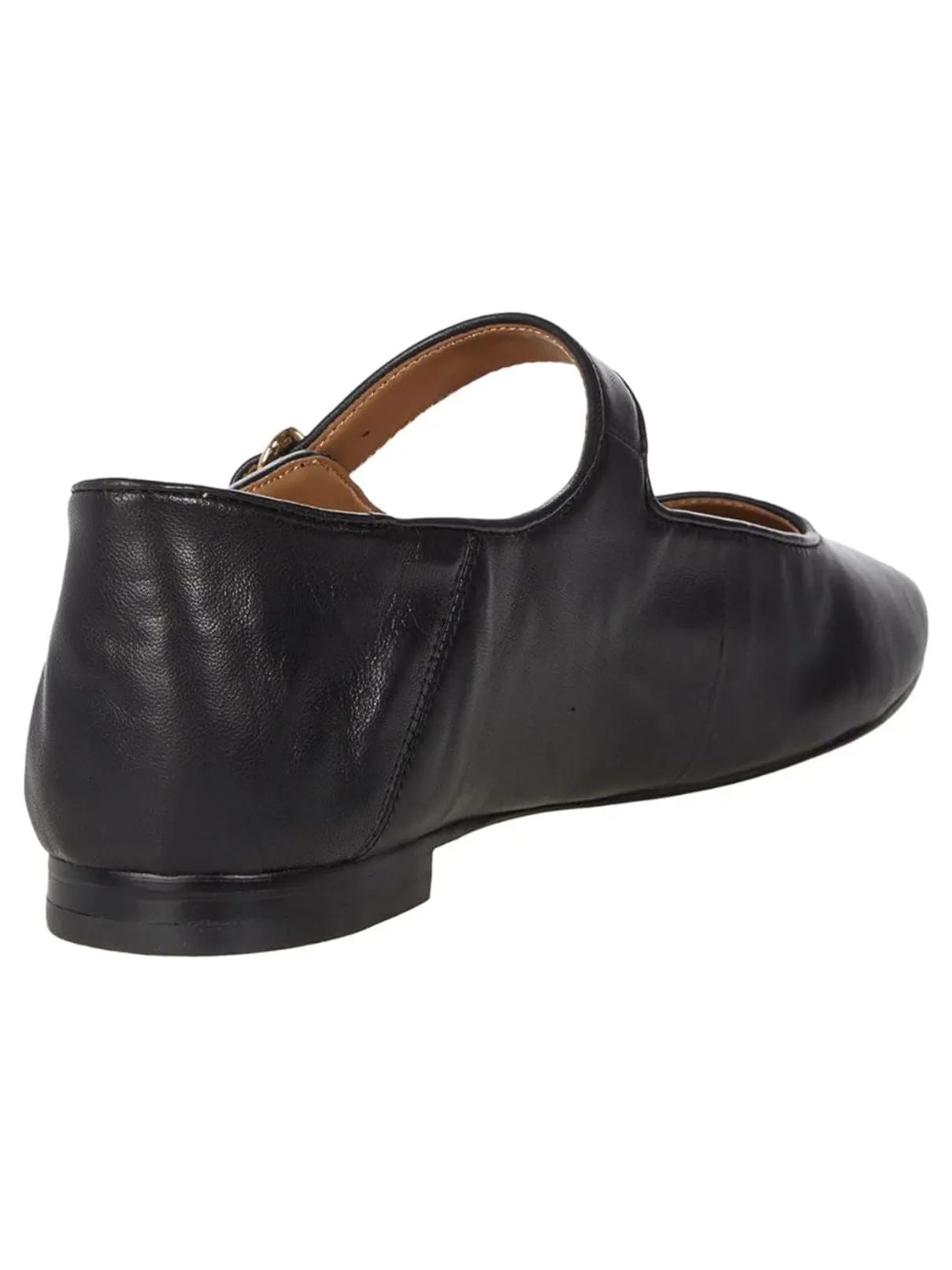 Sam Edelman Michaela Flat in Black Leather