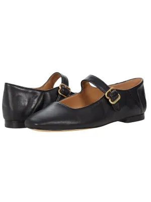 Sam Edelman Michaela Flat in Black Leather