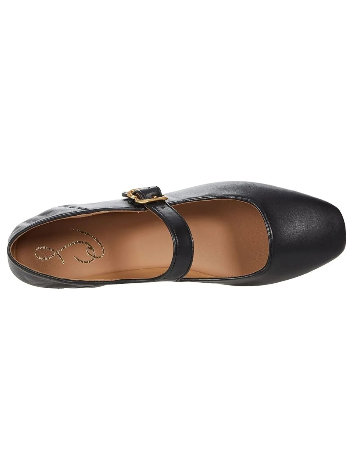 Sam Edelman Michaela Flat in Black Leather