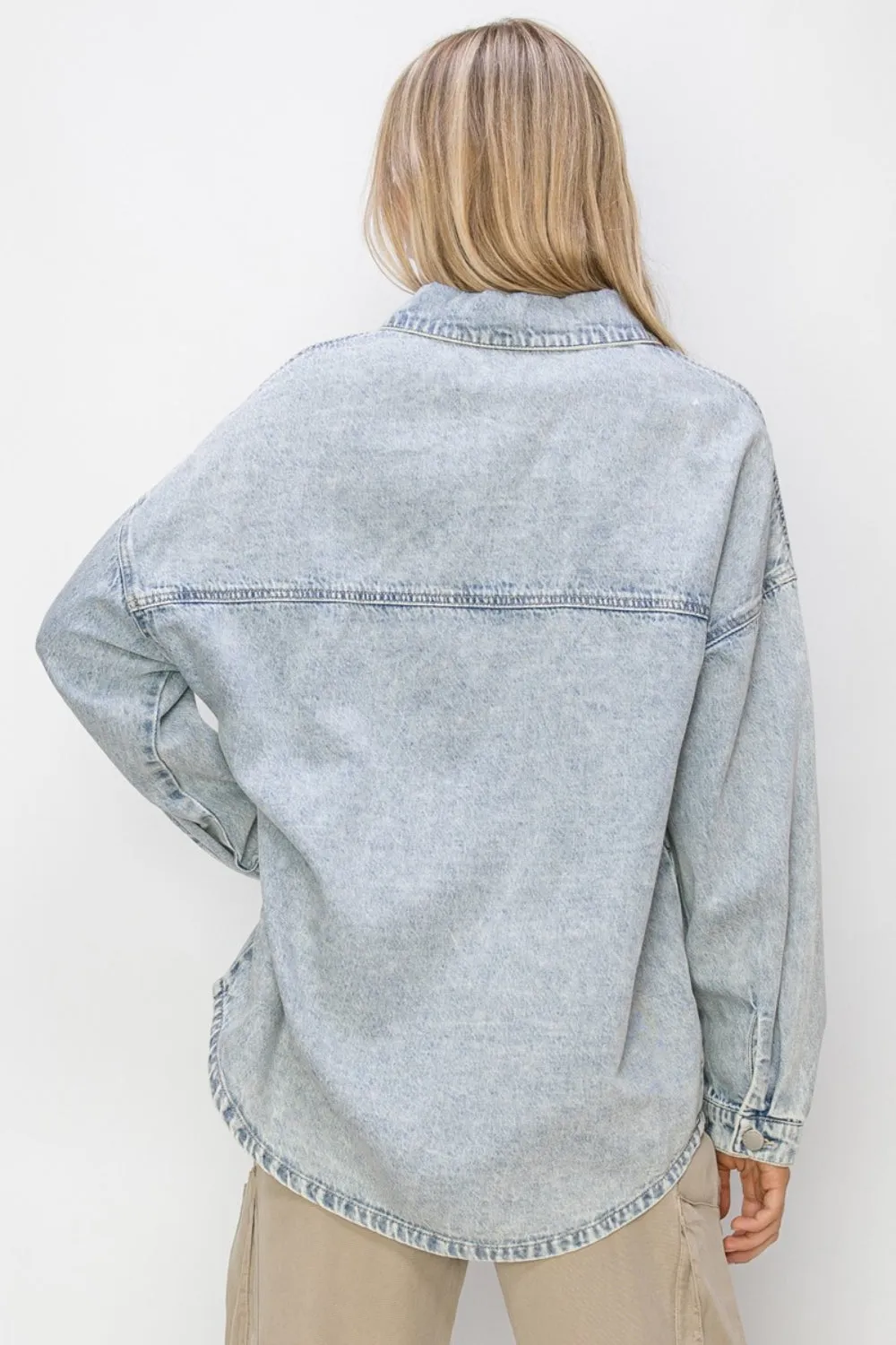Samira Button Up Long Sleeve Shacket