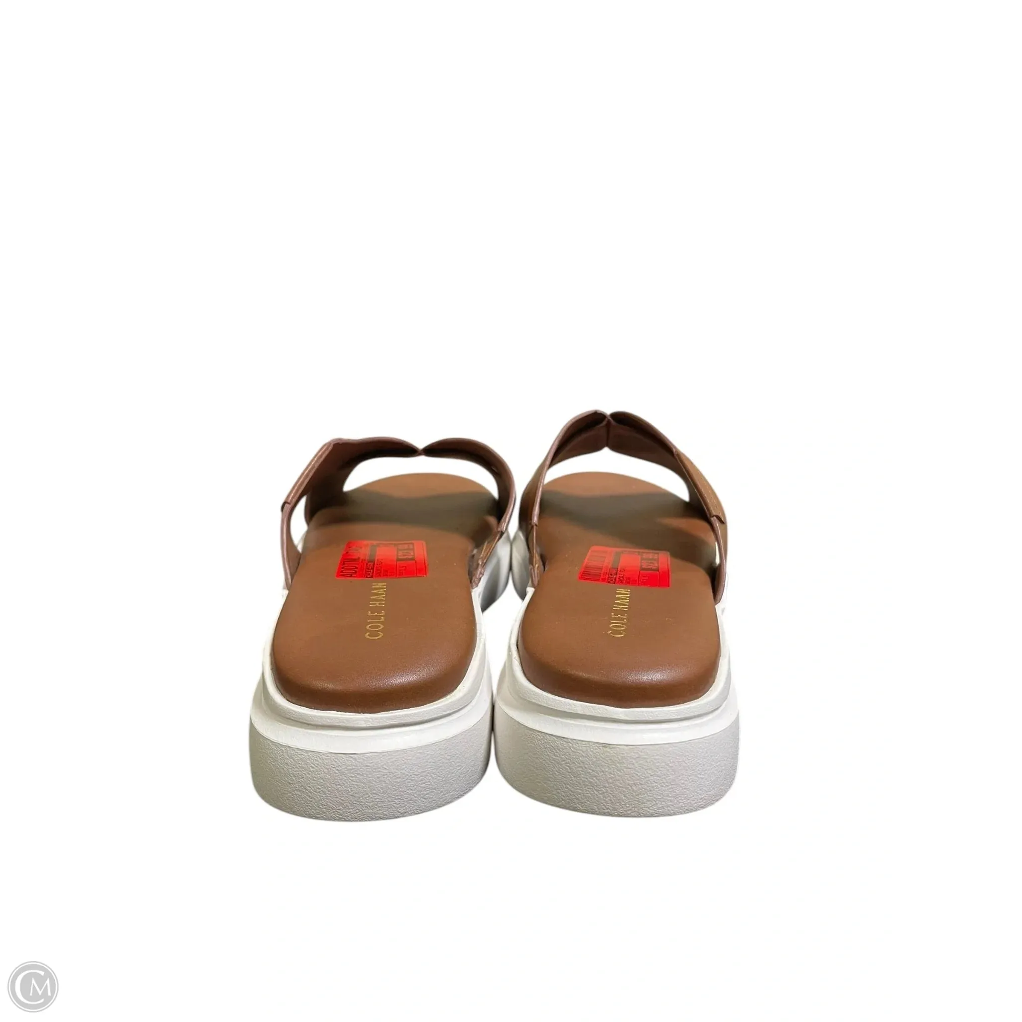 Sandals Flats By Cole-haan In Brown, Size: 7.5