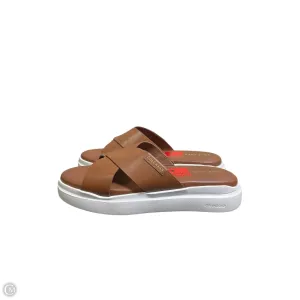 Sandals Flats By Cole-haan In Brown, Size: 7.5