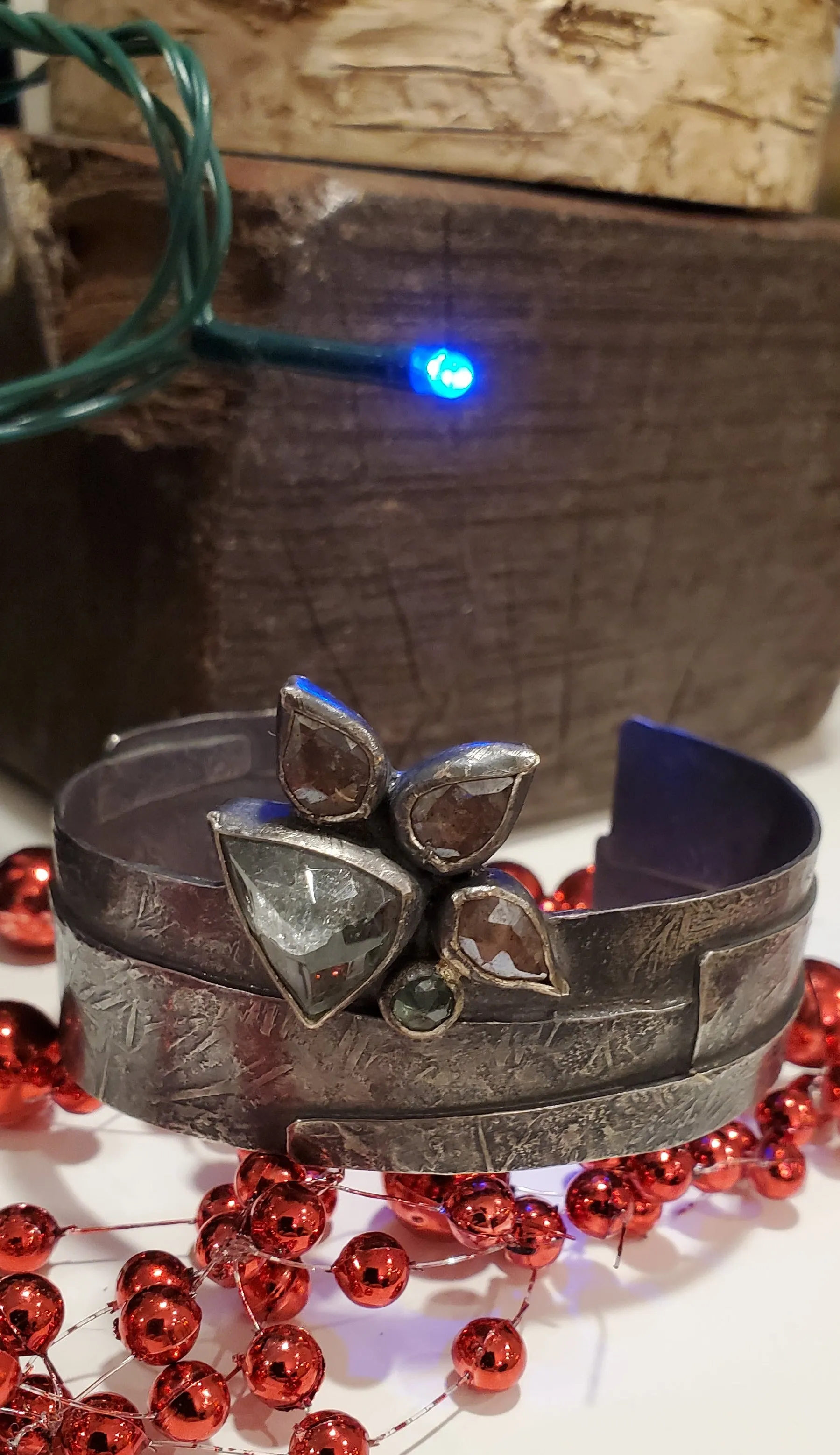 Sasha Walsh Floral Cuff Bracelet