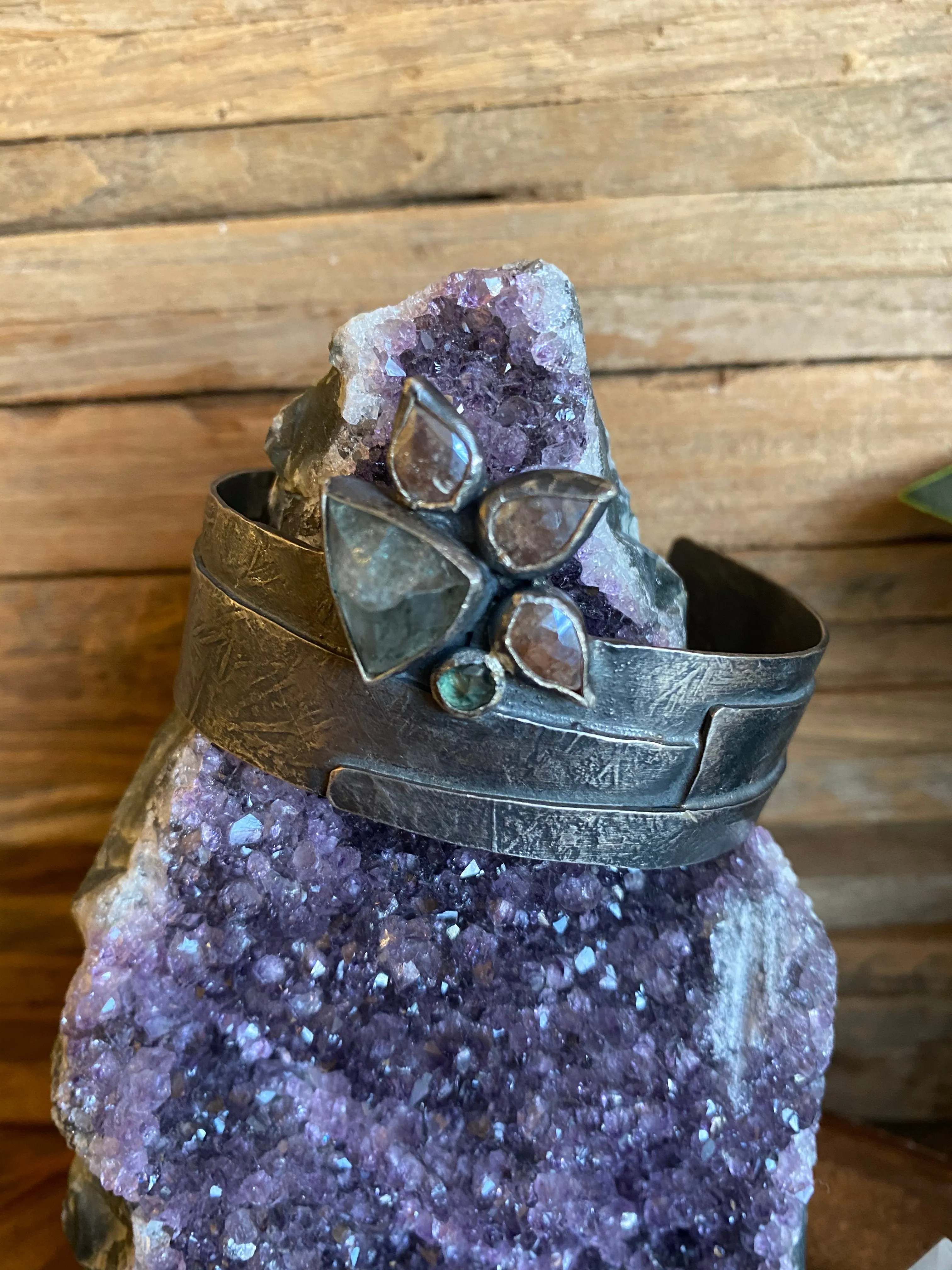 Sasha Walsh Floral Cuff Bracelet