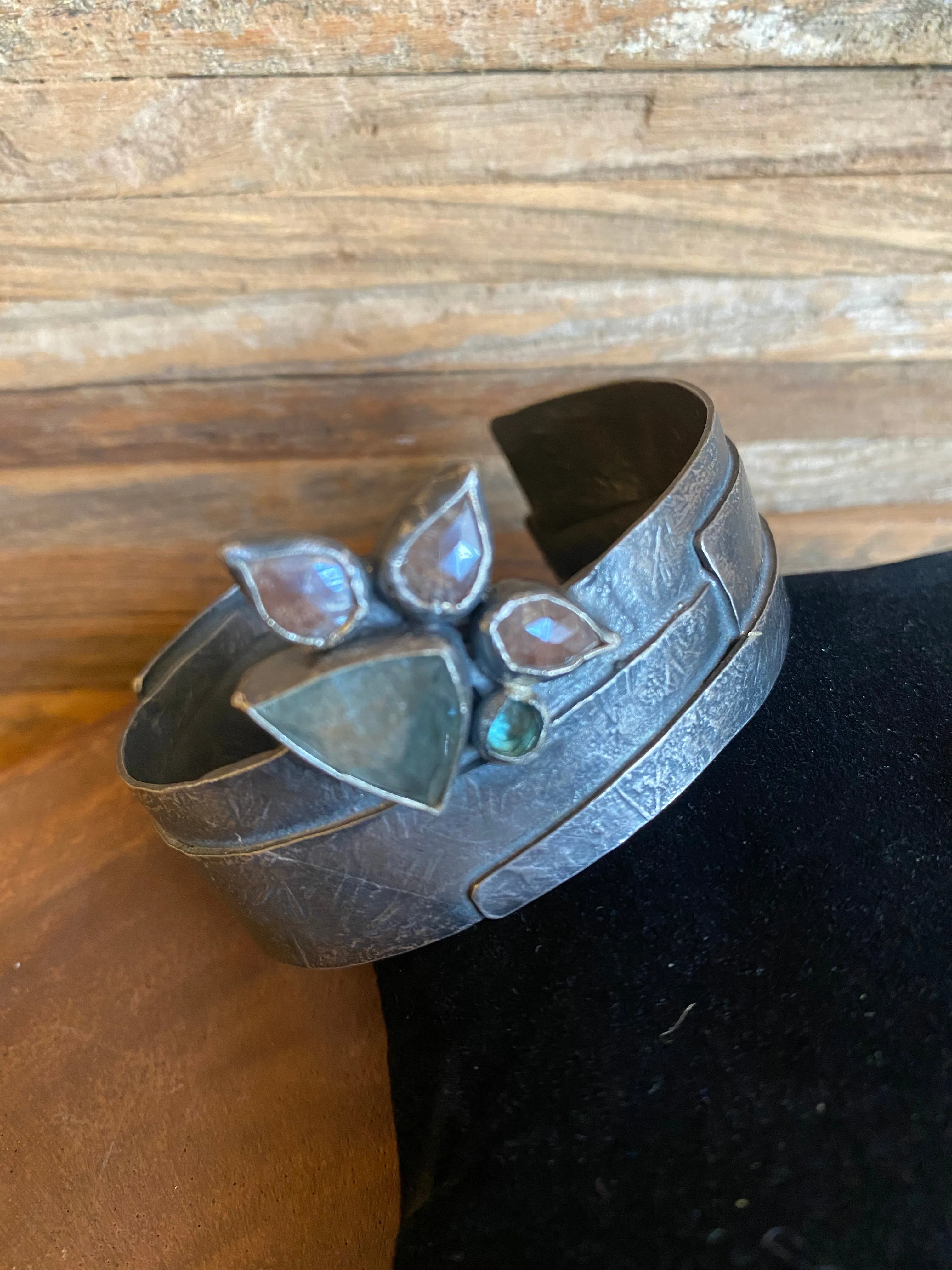 Sasha Walsh Floral Cuff Bracelet