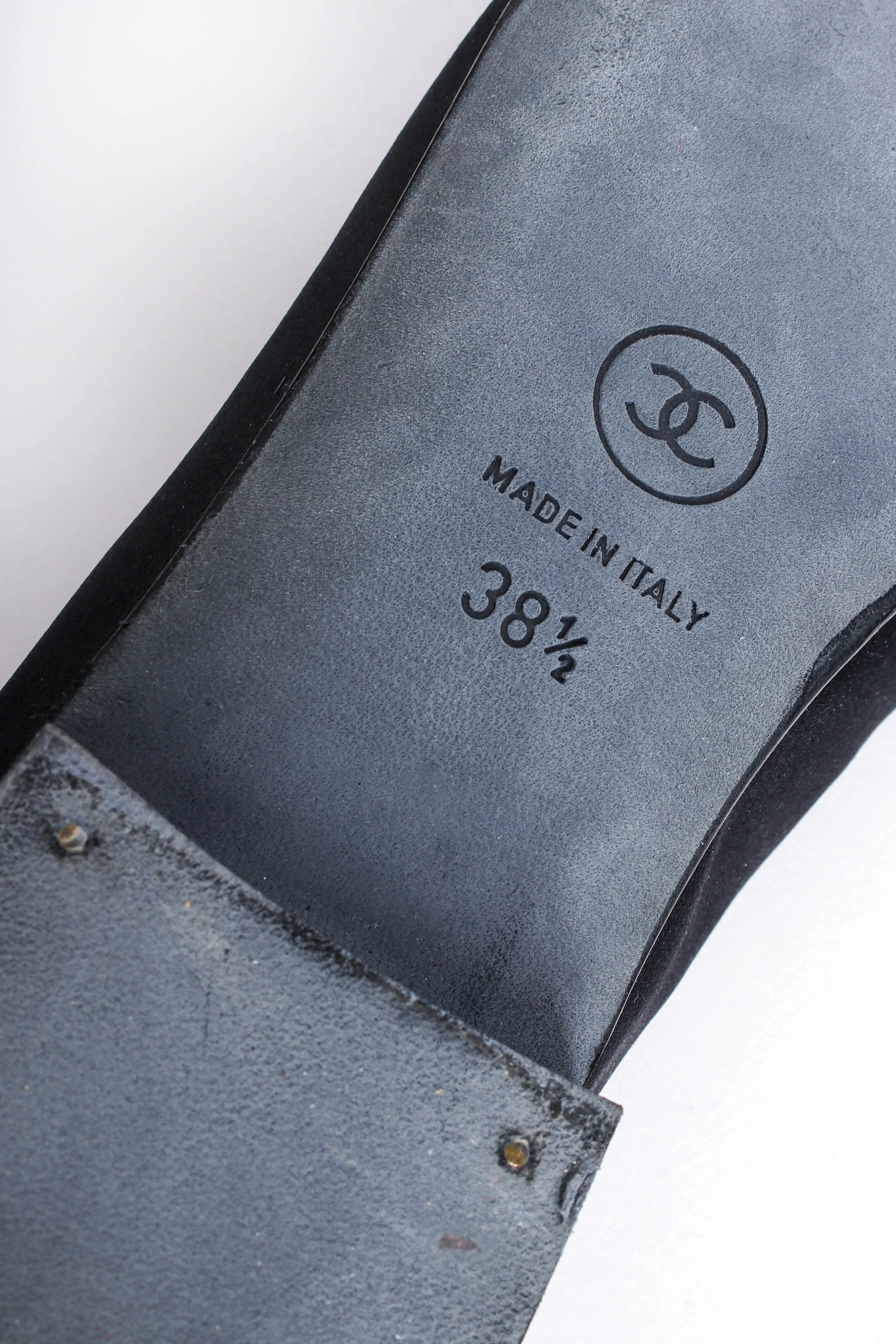 Satin CC Logo Ballet Flats