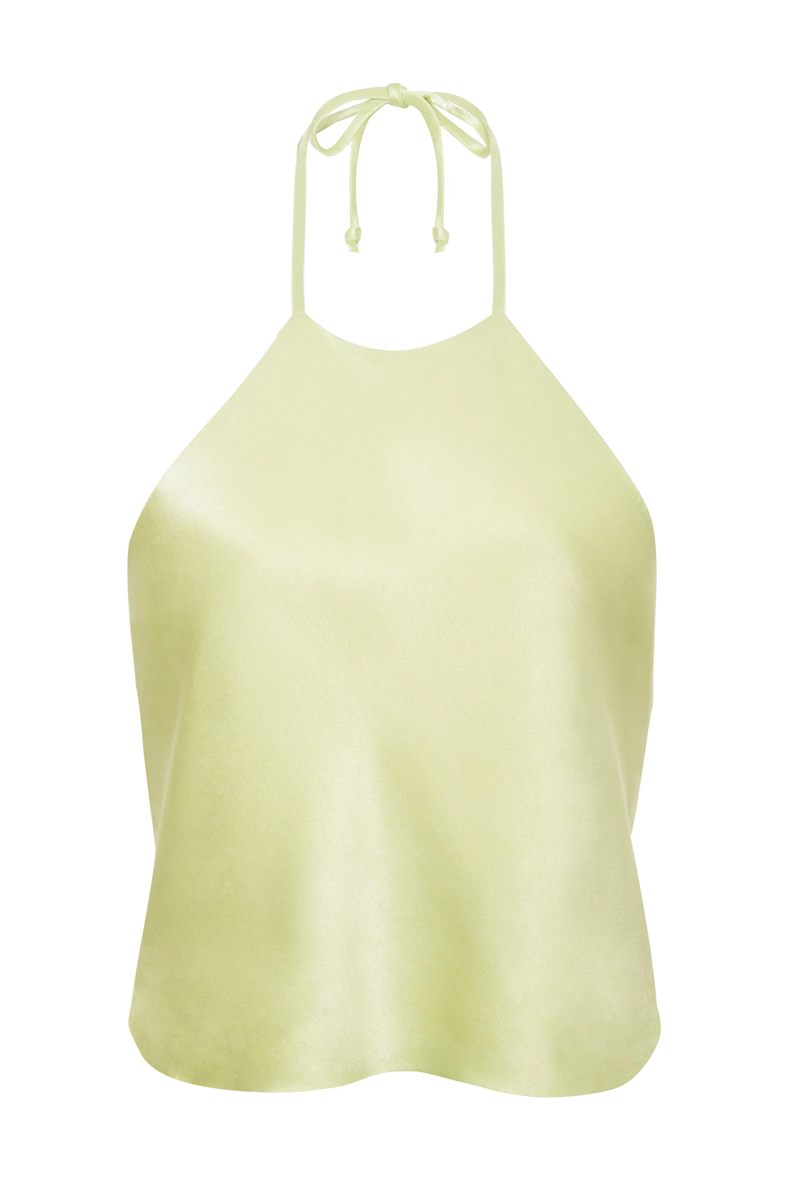 Satin Tie Back Halter