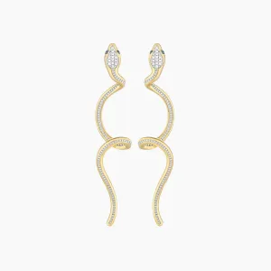 Serpent Drop Earrings