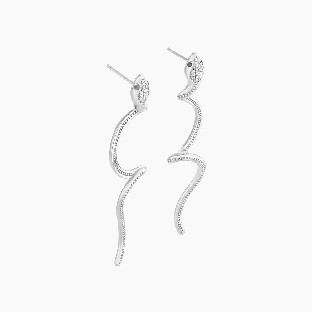 Serpent Drop Earrings