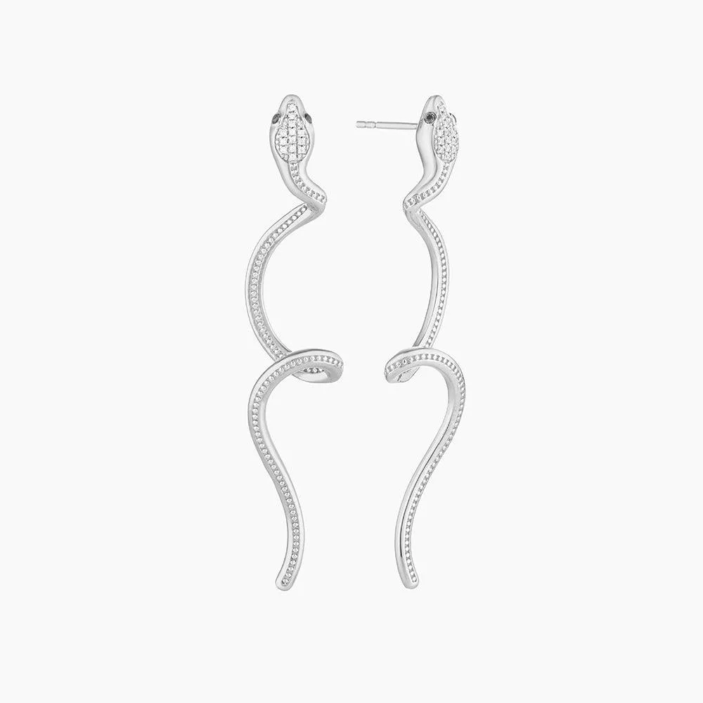 Serpent Drop Earrings