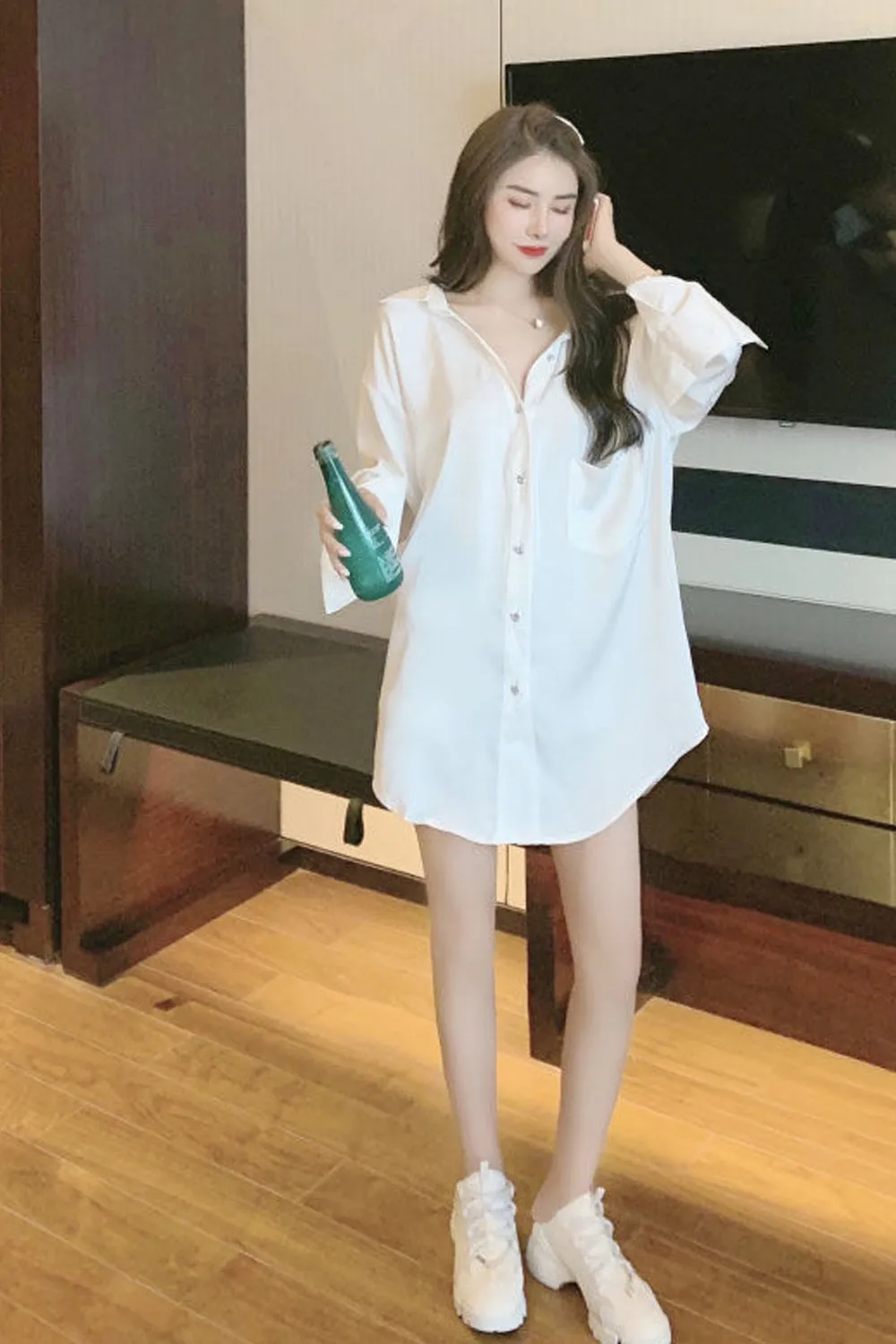 Sexy Long Sleeve Style Blouse Shirts