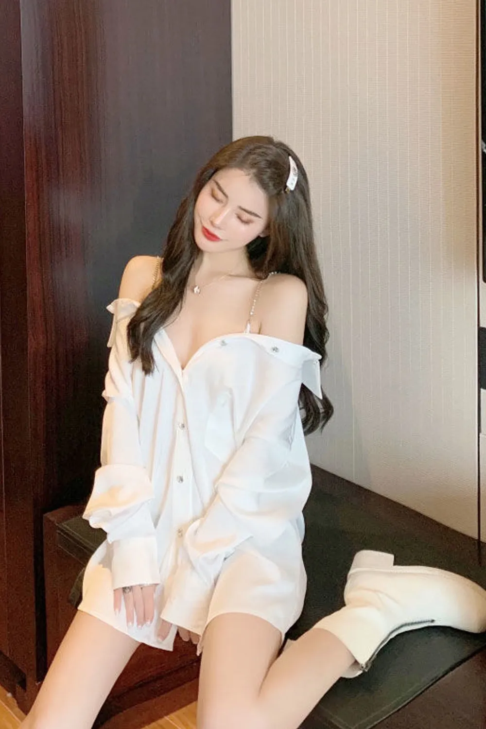 Sexy Long Sleeve Style Blouse Shirts